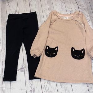 Cute sweater matching set for girls